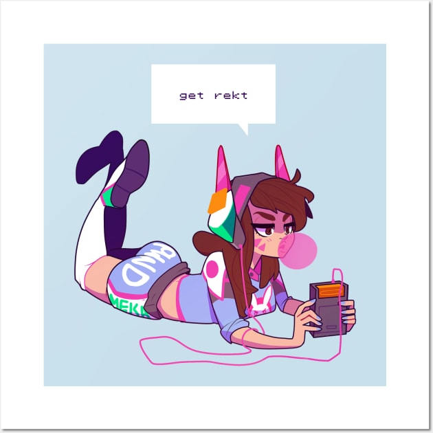 D.VA - PWND Wall Art by tabrakadabra